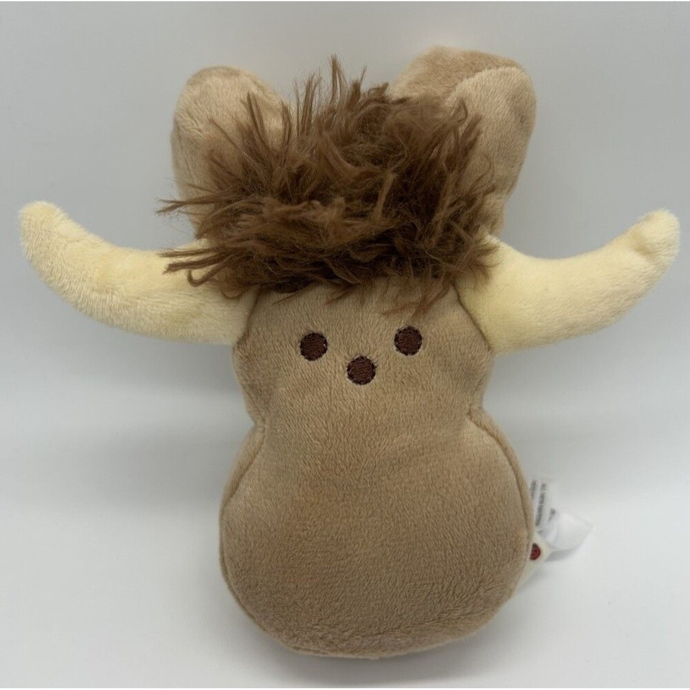 PEEPS‎ Highland Cow Buffalo Tan Plush 12" Dan Dee 2025 Easter Birthday